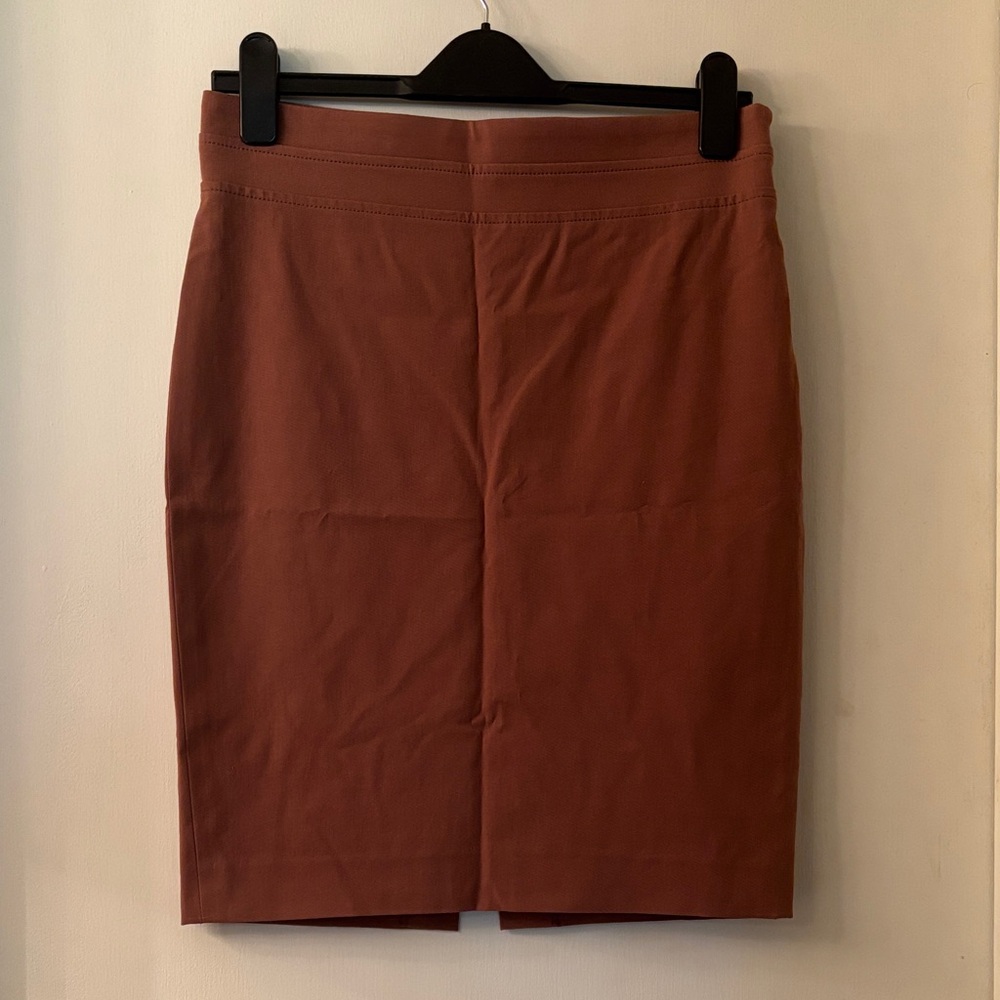 Brunello Cucinelli Terracotta Pencil Skirt